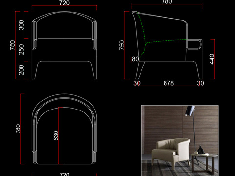  休闲沙发cad图库 