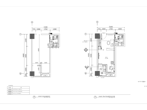  康莊美地項目改造裝修工程CAD施工圖 