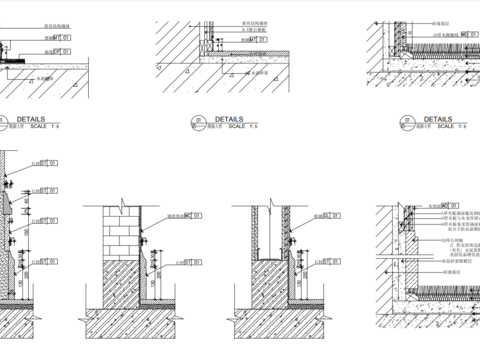  石材与木地板连接大样 