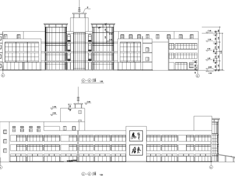  商业广场设计cad施工图 