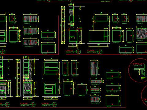  厨房节点大样图 