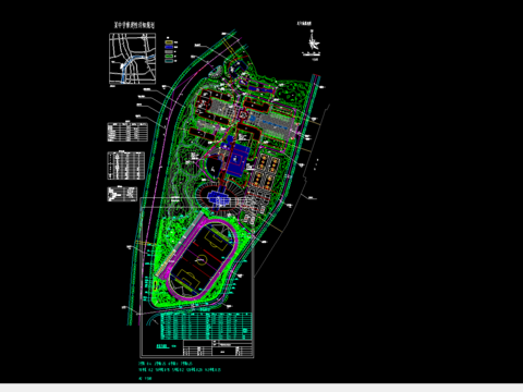  植物配置cad图纸 