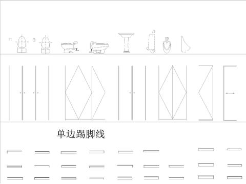  家装常用动态cad图库 