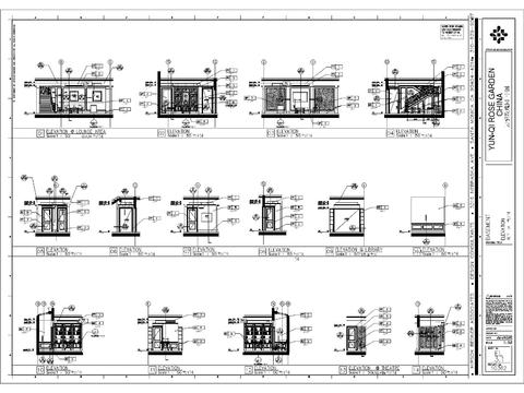  欧式二层别墅装修设计施工图 