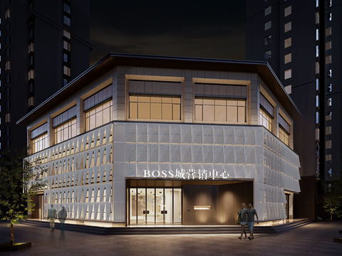  售樓處樣板間CAD施工圖 