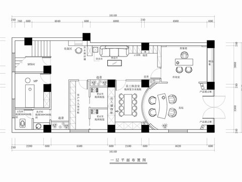  美容SPA生活館CAD施工圖 
