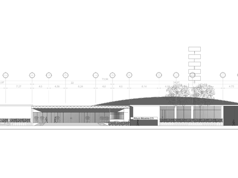  购物中心建筑图纸CAD平面图 