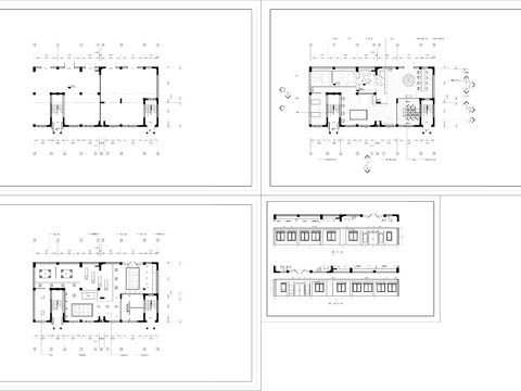  售樓部裝修建筑CAD施工圖 