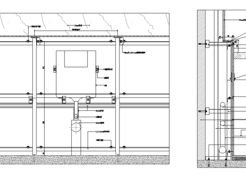  卫生间大样节点剖面 