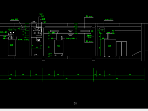 变压室剖面大样图 