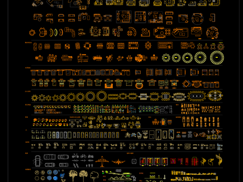  2023设计工作室CAD图库 