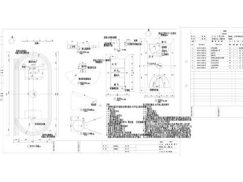  运动场cad平面图 