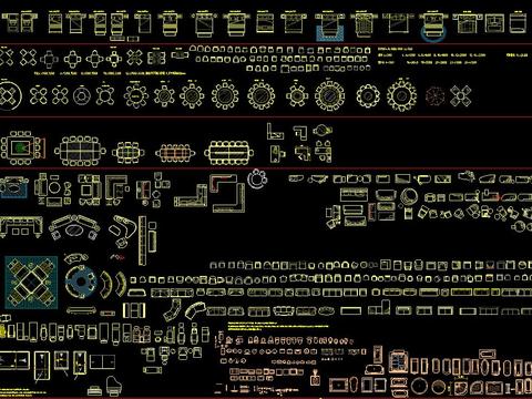 2021最新平面图CAD图块 