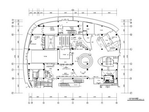  教育体验馆cad施工图 