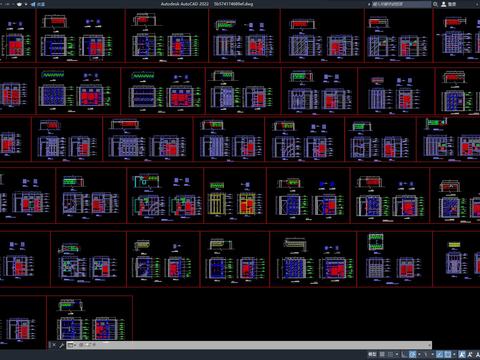 CAD定制衣柜设计 衣柜 定制衣柜cad图库 