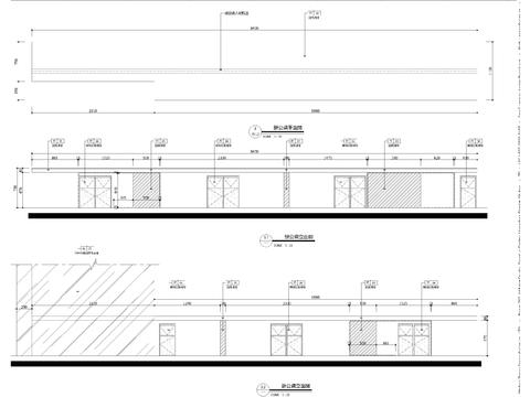  吧台柜体节点大样图 