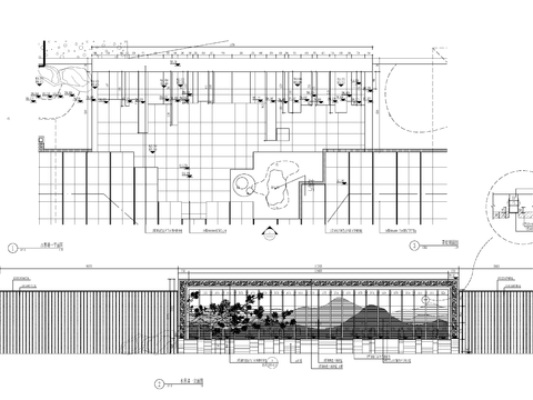  9组现代新中式镜面水景cad大样图 