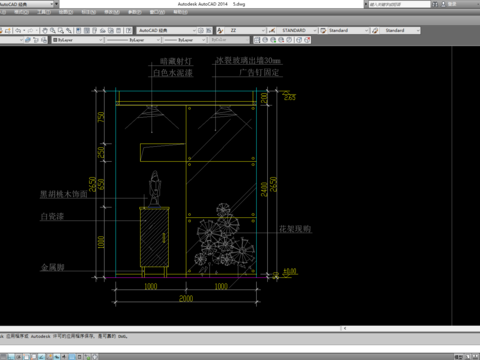  玄关大样cad图库 