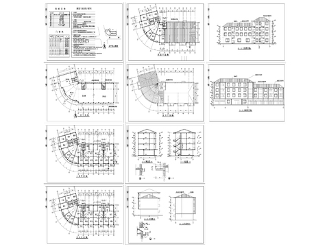  72金属制品厂建筑cad施工图 
