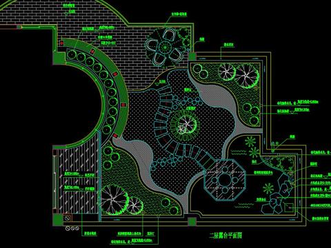  空中花园CAD施工图 
