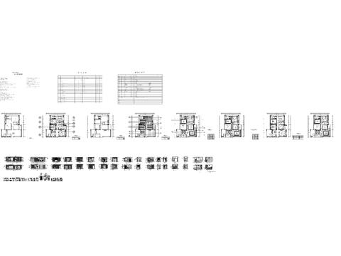  三室两厅两卫样板房CAD施工图 
