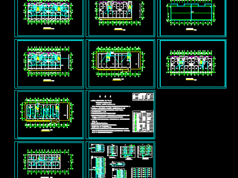  某多层住宅电气cad施工图 