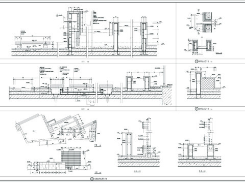  内院节点大样CAD图 