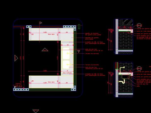  花岗岩台面cad节点大样图 