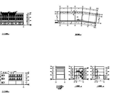  南京西路主要老建筑CAD施工图 