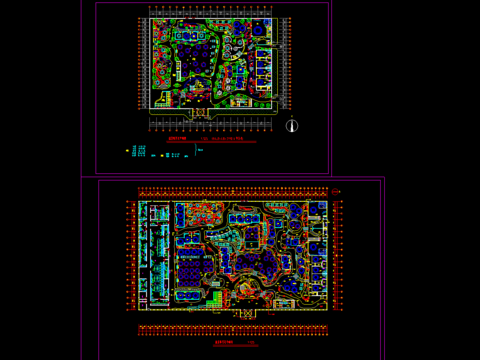 上海会所设计cad施工图 