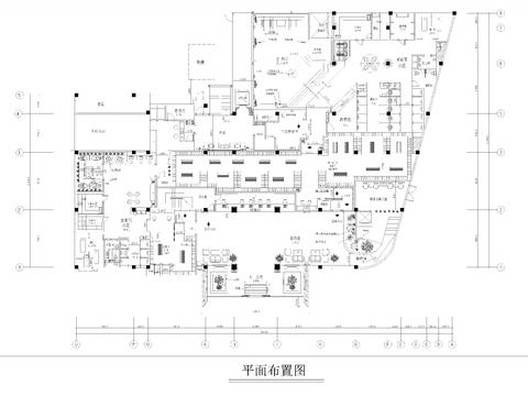  1600㎡ 汤泉 洗浴 水疗 休闲会所cad施工图 