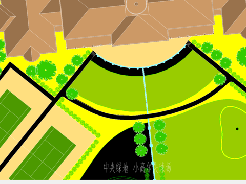  蘇州佳盛花園景觀綠化cad施工圖 