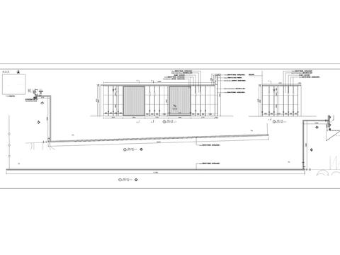  特色居住区围墙细部节点大样 