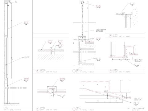  面店墙身节点大样 