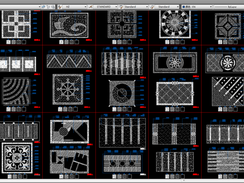  地下室防水大样CAD图库 