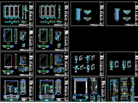  图森线型CAD施工图 