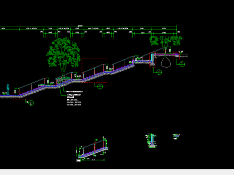  东入口剖面节点CAD图 