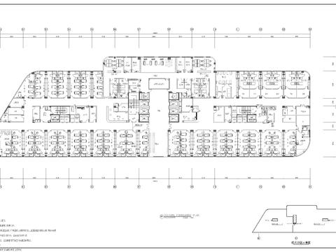  住院综合楼cad平面图 