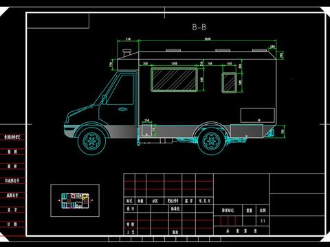  欧式房车cad大样图 