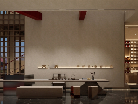  茶舍 茶室cad施工图 