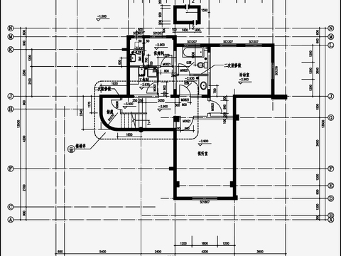  住宅混凝土结构CAD施工图 