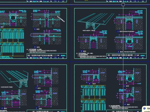  消防防火类节点大样图 