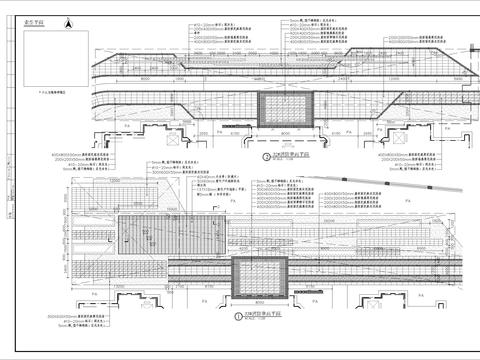  消防登高面细部CAD施工图 