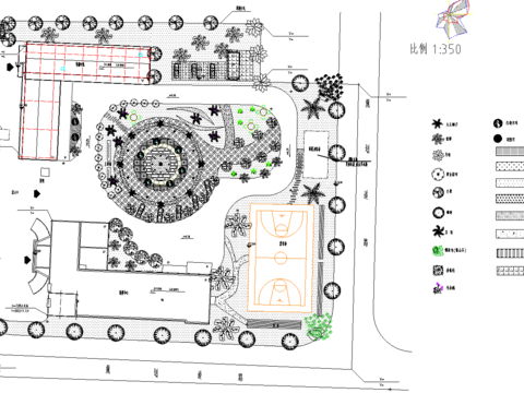  消防绿化CAD施工图 