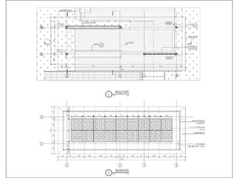  架空廊架cad大样图 