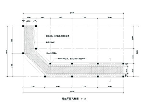  联系长廊节点大样 