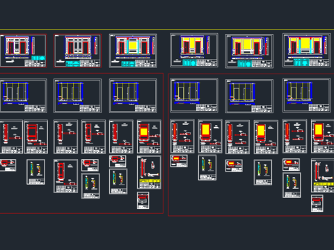  整木家居cad图库 