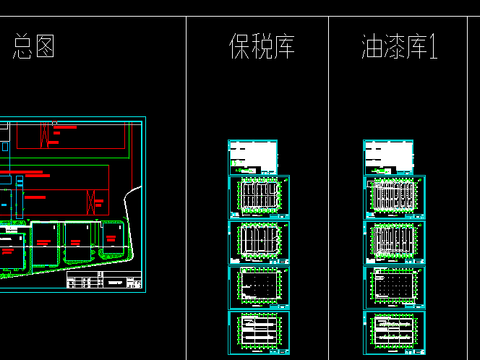  仓库电气CAD施工图 