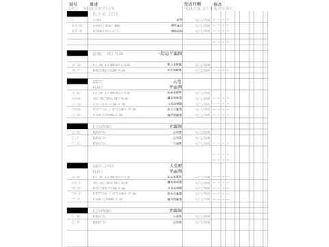  五星级酒店目录设计说明CAD图库 