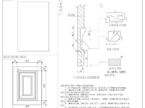  2019年多层板样板cad图块 